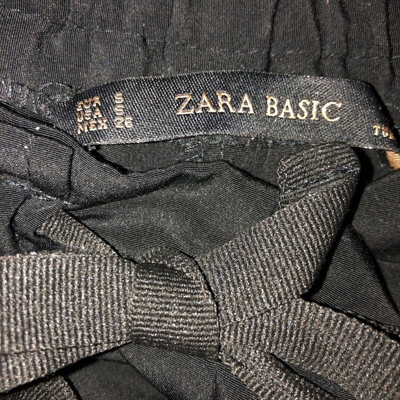 Black Zara Basic Drawstring Pants Small - Picture 5 of 5